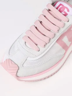 Sneakers DG Cushion Dolce & Gabbana in mesh e camoscio