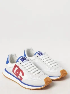 Sneakers DG Cushion Dolce & Gabbana in mesh e camoscio
