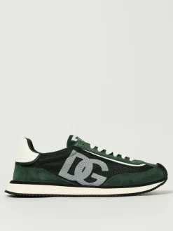 Sneakers DG Cushion Dolce & Gabbana in camoscio e nylon