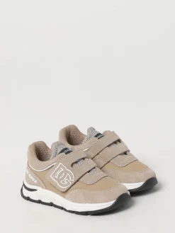 Sneakers Dolce & Gabbana in camoscio e mesh