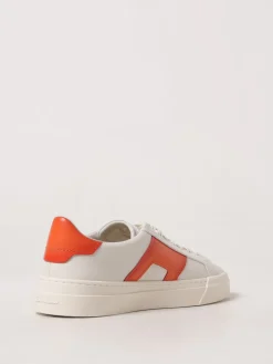 Sneakers Double Buckle Santoni in pelle