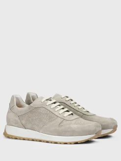 Sneakers Doucal's in camoscio traforato