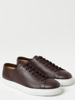 Sneakers Doucal's in pelle a grana