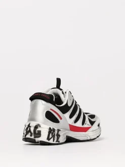 Sneakers Dragger 44 Label Group in mesh e pelle sintetica