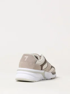 Sneakers EA7 in camoscio e mesh