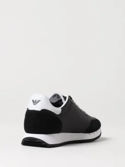 Sneakers EA7 in camoscio e mesh