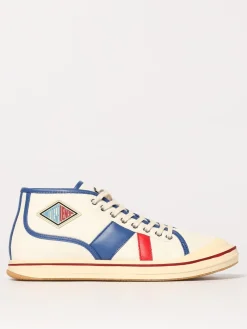 Sneakers Eliot Bottega Veneta in canvas di cotone e pelle