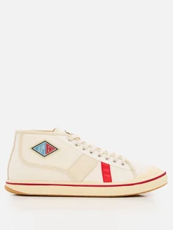 Sneakers Eliot Bottega Veneta in canvas di cotone e pelle