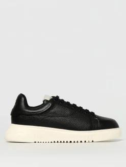 Sneakers Emporio Armani in pelle a grana