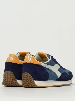 Sneakers Equipe Diadora Heritage in camoscio e canvas