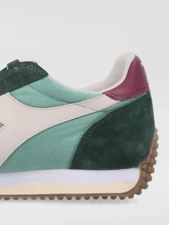 Sneakers Equipe Diadora Heritage in camoscio e canvas