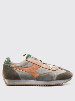 Sneakers Equipe Dirty Sw Evo Diadora Heritage in camoscio e canvas used