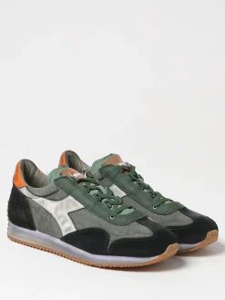 Sneakers Equipe Dirty Sw Evo Diadora Heritage in camoscio e canvas used
