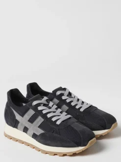 Sneakers 86er Hogan in camoscio e mesh