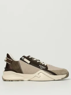 Sneakers Flow Fendi in pelle e mesh