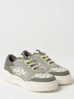 Sneakers Force Fendi in pelle e mesh