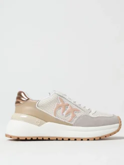 Sneakers Gem Pinko in pelle e mesh