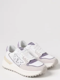 Sneakers Gem Pinko in pelle e mesh