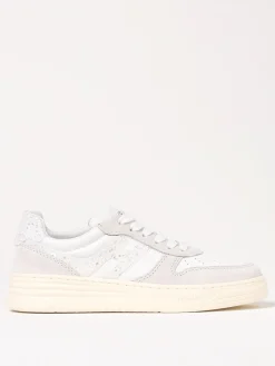 Sneakers H630 Hogan in pelle con glitter