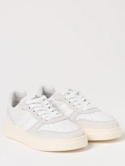 Sneakers H630 Hogan in pelle con glitter