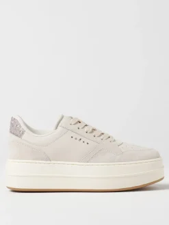 Sneakers H670 Hogan in pelle con glitter