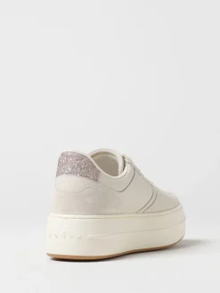 Sneakers H670 Hogan in pelle con glitter