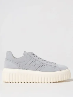 Sneakers H Stripe Hogan in camoscio