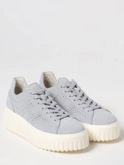 Sneakers H Stripe Hogan in camoscio