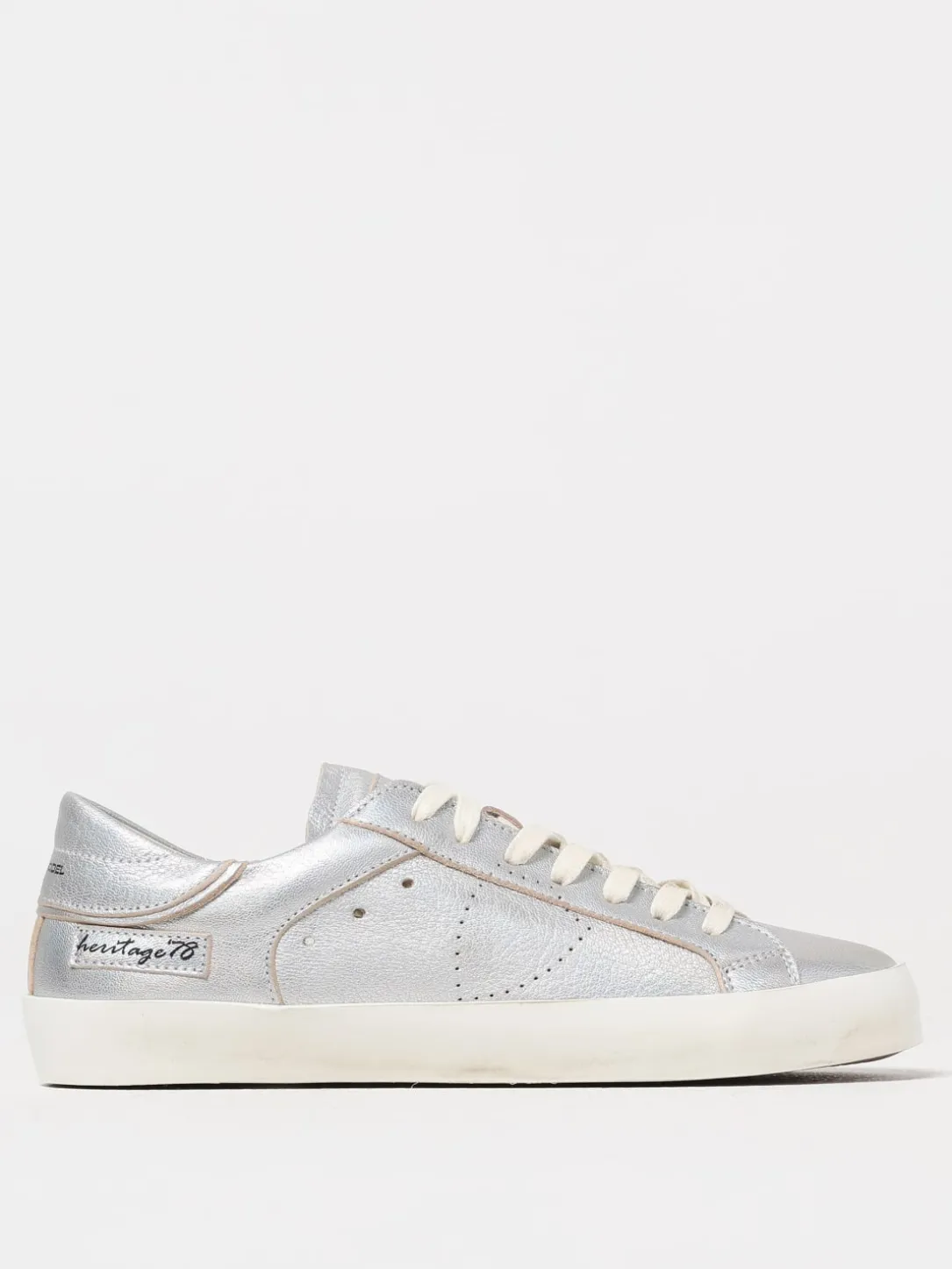 Sneakers Heritage '78 Philippe Model Junior in pelle a grana laminata