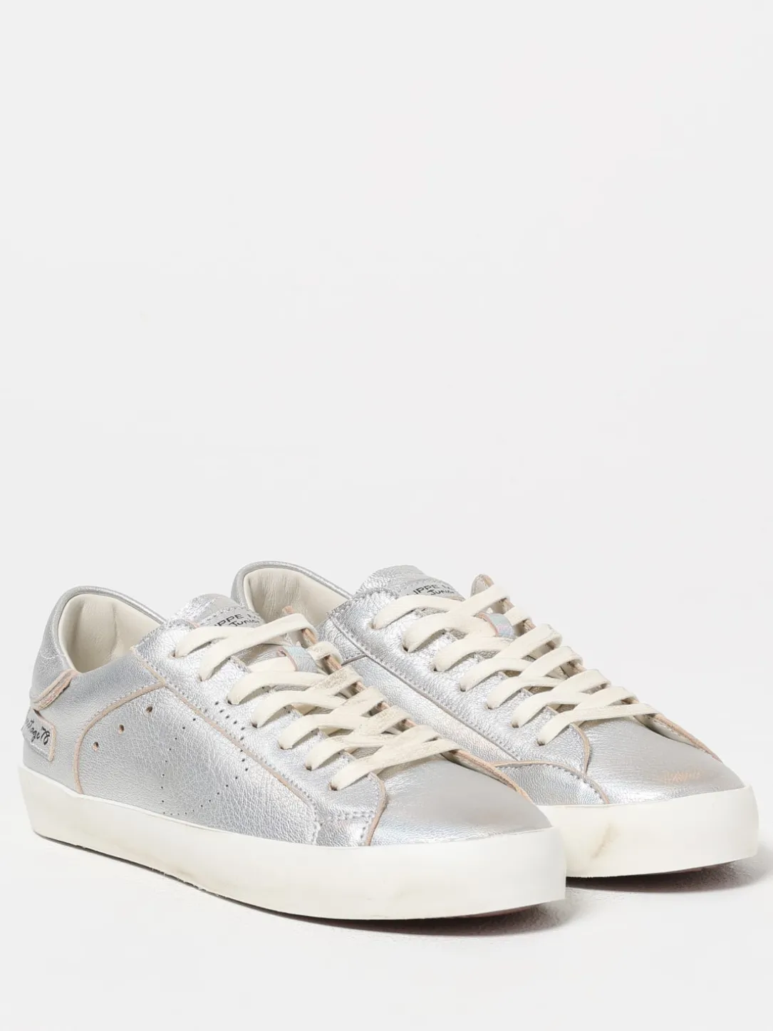 Sneakers Heritage '78 Philippe Model Junior in pelle a grana laminata