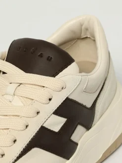 Sneakers Hi-Fi Hogan in camoscio