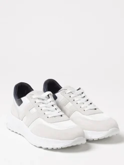 Sneakers Hyperlight Hogan in camoscio e mesh