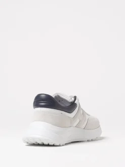 Sneakers Hyperlight Hogan in camoscio e mesh