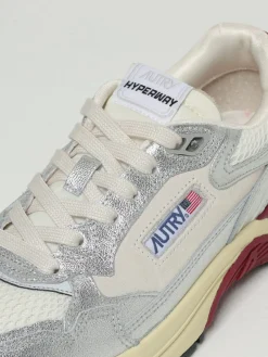 Sneakers Hyperway Autry in pelle laminata e mesh