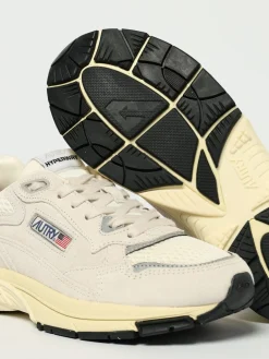 Sneakers Hyperway Autry in camoscio e mesh