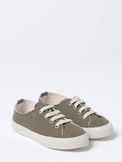 Sneakers Il Gufo in canvas di cotone