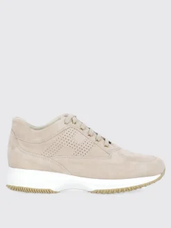 Sneakers Interactive Hogan in camoscio