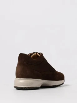 Sneakers Interactive Hogan in camoscio con strass