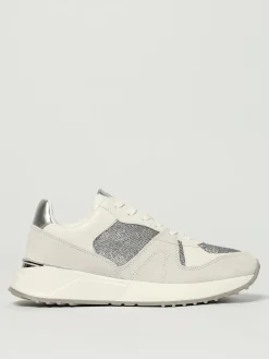 Sneakers Jaime Michael Kors in pelle e mesh lurex