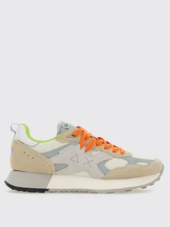 Sneakers Jaki Outdoor SUN68 in camoscio e mesh