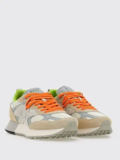 Sneakers Jaki Outdoor SUN68 in camoscio e mesh