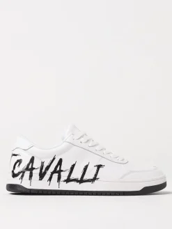 Sneakers Just Cavalli in pelle con stampa logo
