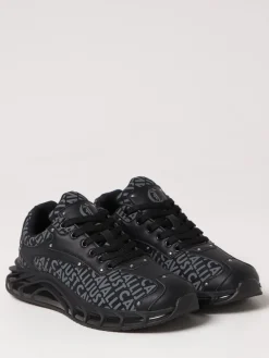 Sneakers Just Cavalli in pelle e gomma con stampa logo