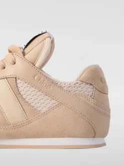 Sneakers Kick Chloè in pelle e mesh riciclato