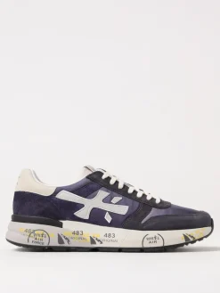 Sneakers Lander Premiata in camoscio e nylon