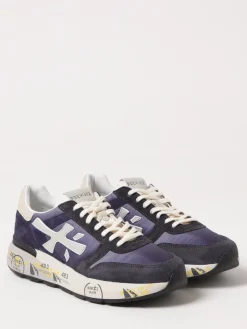 Sneakers Lander Premiata in camoscio e nylon