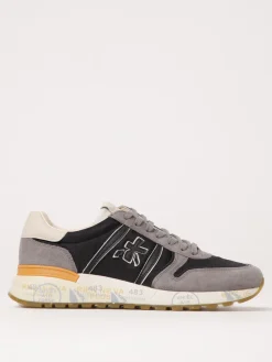 Sneakers Lander Premiata in camoscio e nylon