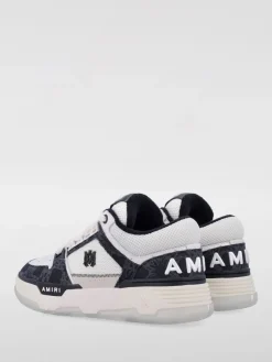 Sneakers MA-1 Amiri in pelle e denim con logo jacquard