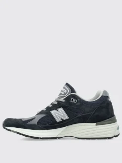 Sneakers Made in UK 991v2 New Balance in camoscio e mesh