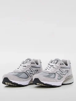 Sneakers Made in USA 990v4 New Balance in camoscio e mesh